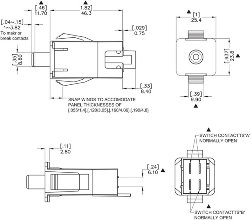 AQDD 925-3164A Lawn Mower Interlock Switch for Craftsman Husqvarna Snapper Lawn Mowers Replaces Parts 153664 22182 176138 – Lawn Mower Limit Safety Switch-2 Pack - Image 5